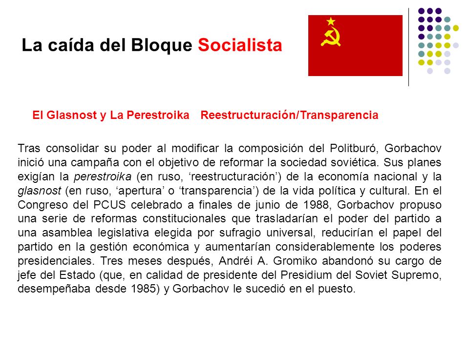 La caída del Bloque Socialista