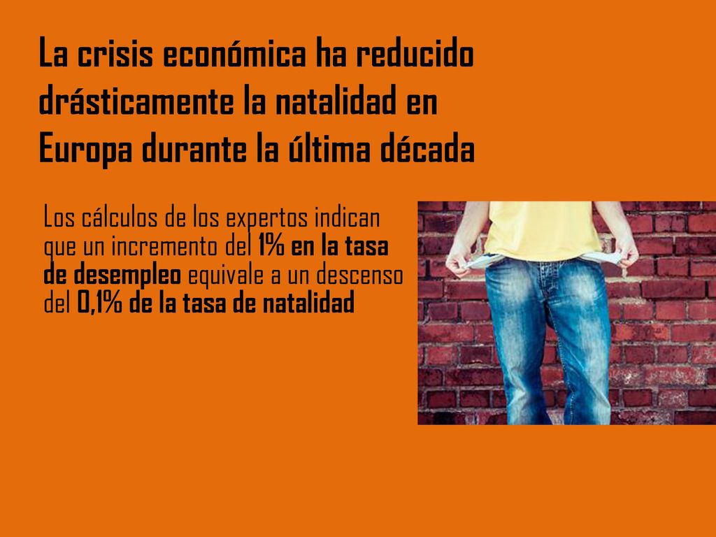 La crisis económica ha reducido drásticamente la natalidad en Europa durante la última década
