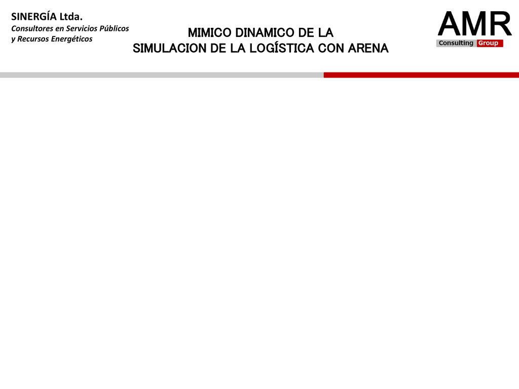 MIMICO DINAMICO DE LA SIMULACION DE LA LOGÍSTICA CON ARENA