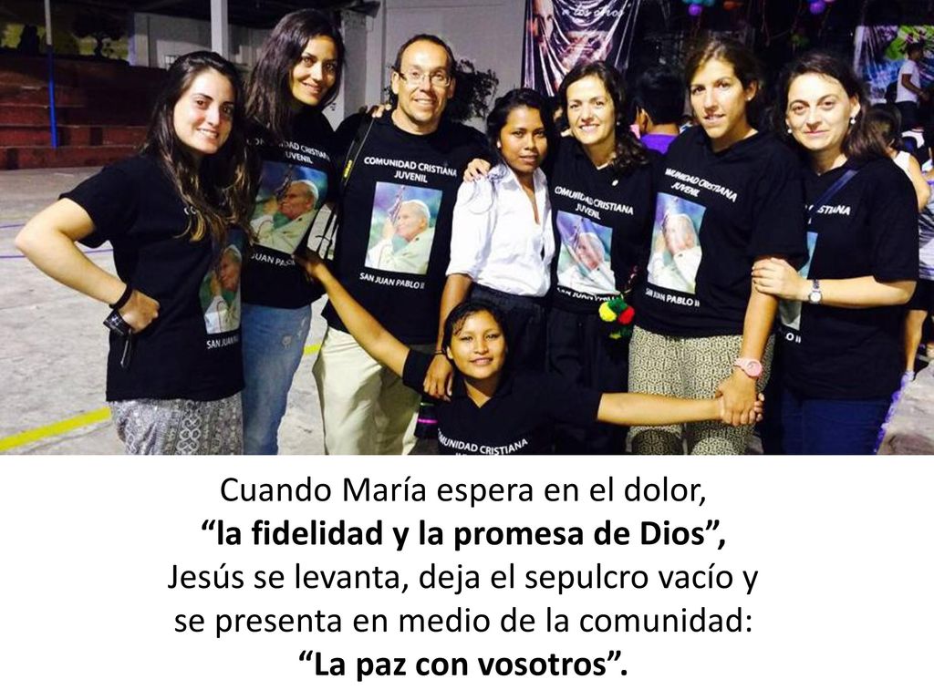 Cuando María espera en el dolor, la fidelidad y la promesa de Dios ,