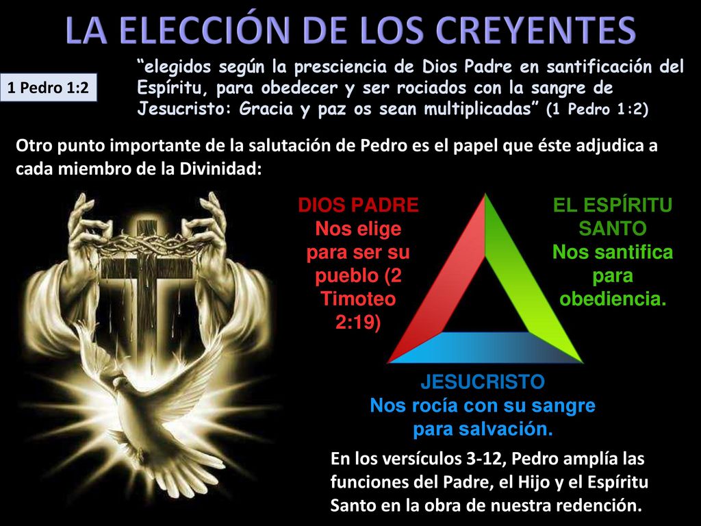 Nos elige para ser su pueblo (2 Timoteo 2:19) EL ESPÍRITU SANTO