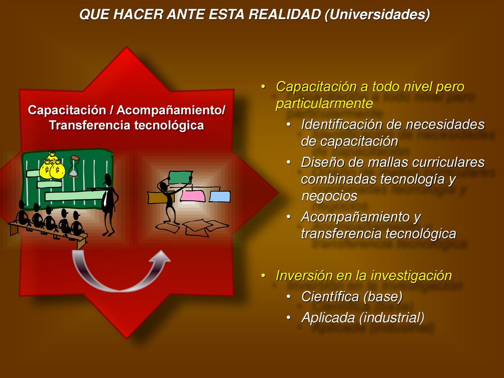 QUE HACER ANTE ESTA REALIDAD (Universidades)