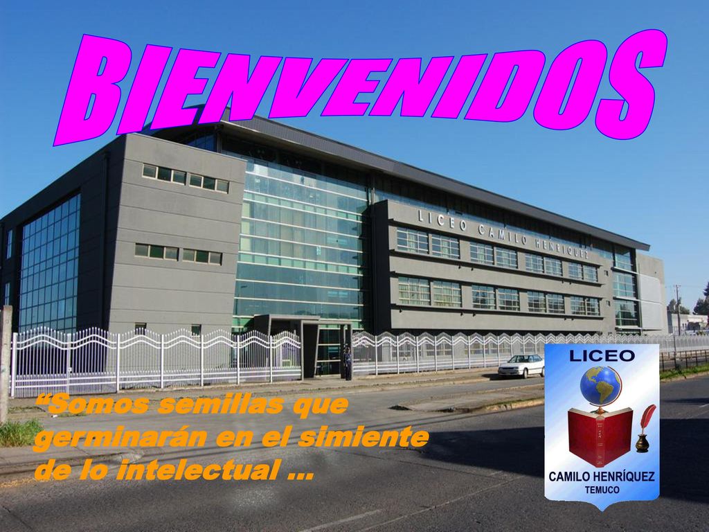 BIENVENIDOS Somos semillas que germinarán en el simiente de lo intelectual …