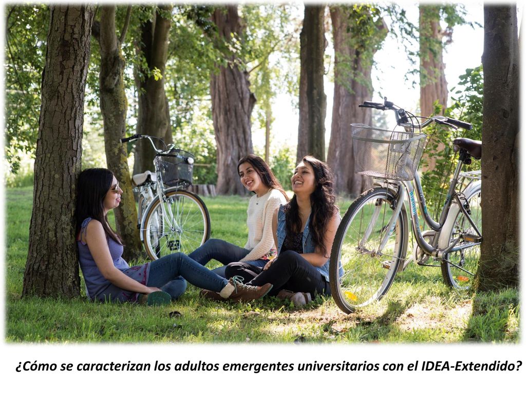 ¿Cómo se caracterizan los adultos emergentes universitarios con el IDEA-Extendido