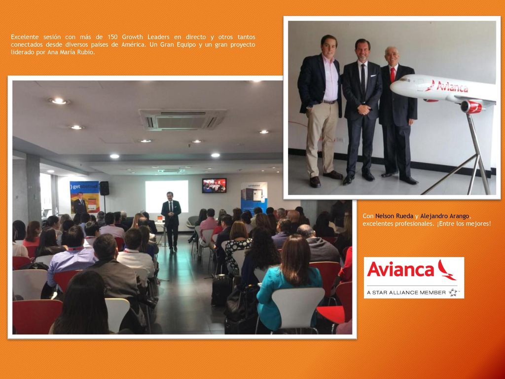 Excelente sesión con más de 150 Growth Leaders en directo y otros tantos conectados desde diversos países de América. Un Gran Equipo y un gran proyecto liderado por Ana María Rubio.