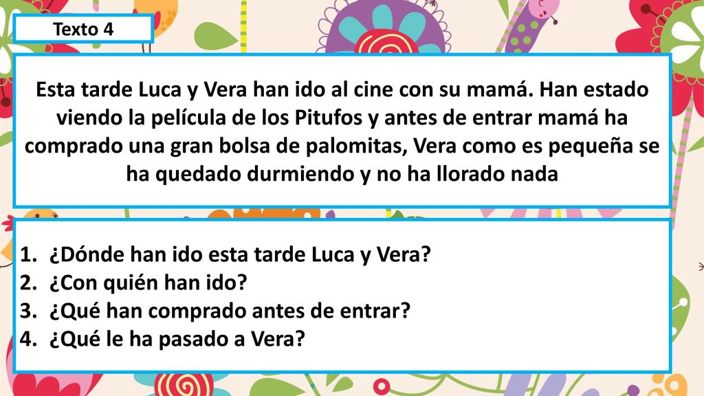 ¿Dónde han ido esta tarde Luca y Vera ¿Con quién han ido