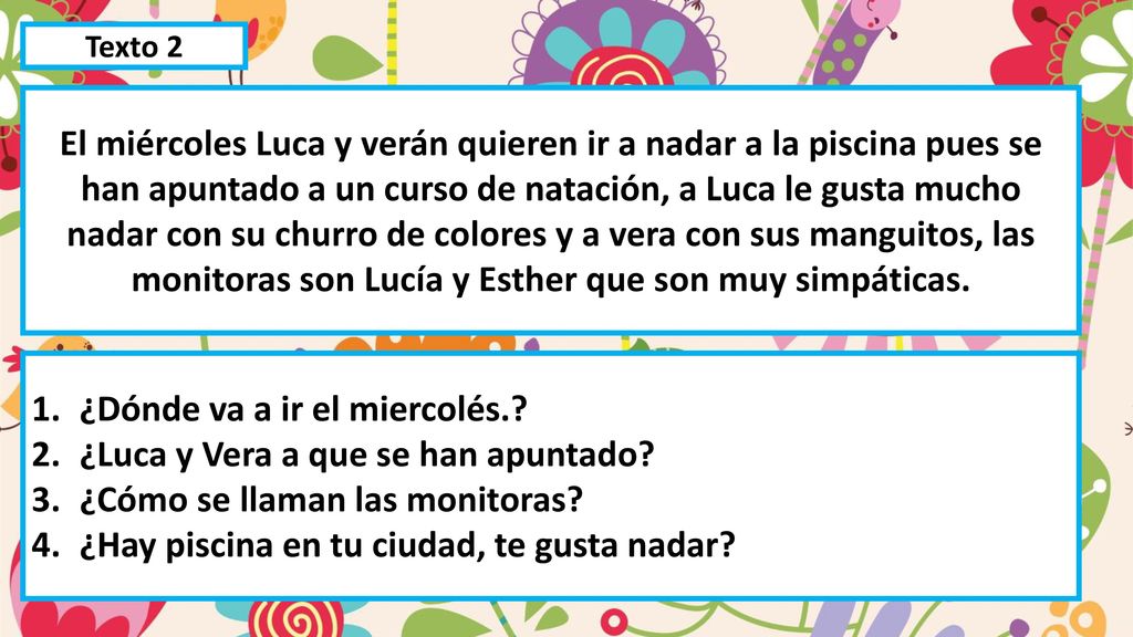 ¿Dónde va a ir el miercolés. ¿Luca y Vera a que se han apuntado