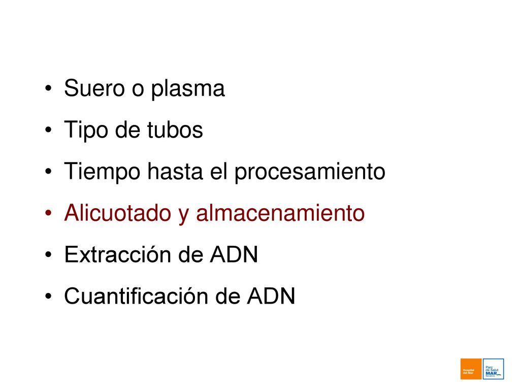 Procedimiento 2x 2 tubos EDTA/K3 Centrifugar 1600g x 10 min