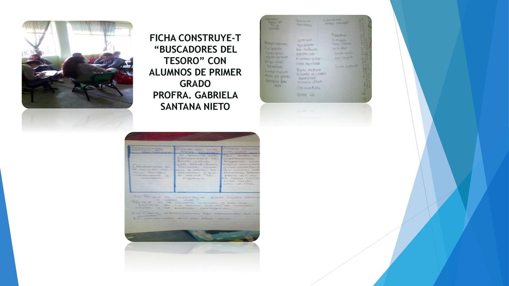 FICHA CONSTRUYE-T BUSCADORES DEL TESORO CON ALUMNOS DE PRIMER GRADO
