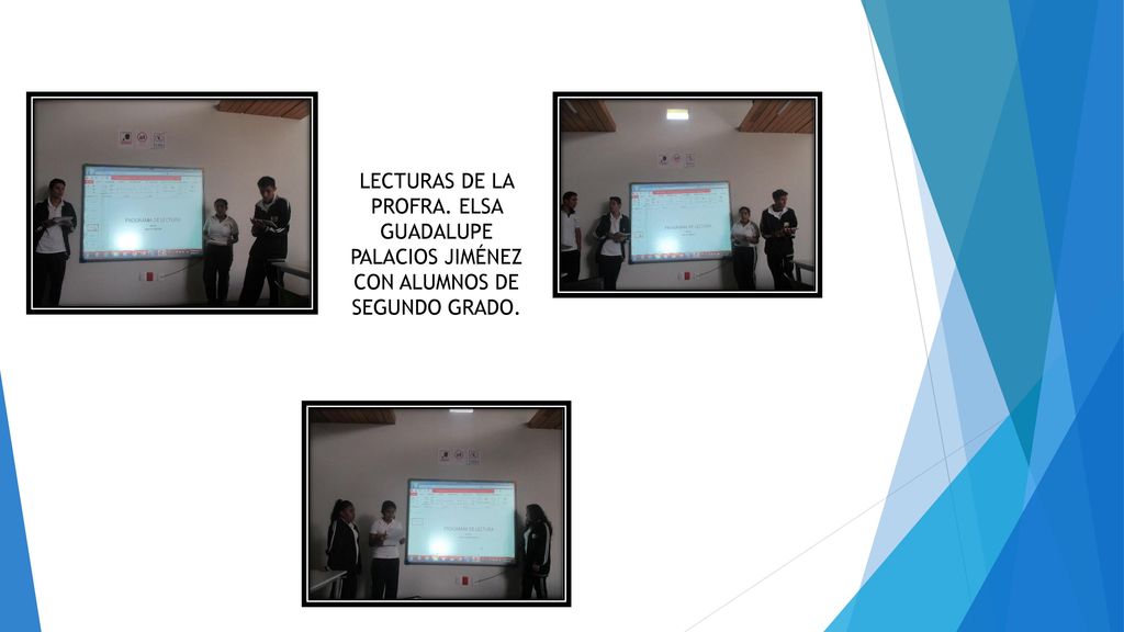 PROFRA. ELSA GUADALUPE PALACIOS JIMÉNEZ CON ALUMNOS DE SEGUNDO GRADO.