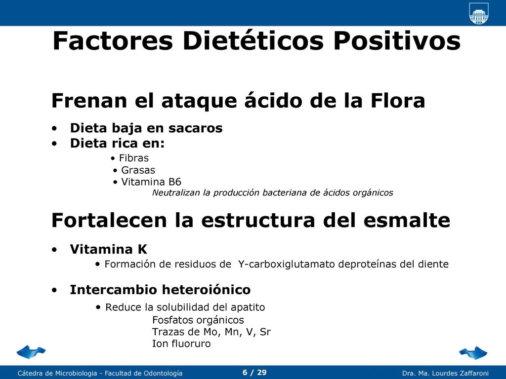 MICROBIOTA Microbiología de placa dental con potencial cariogénico( aumenta con la presencia de Streptococcus grupo mutans)