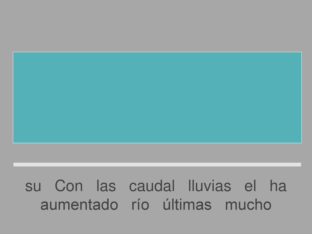 Con las últimas lluvias el río ha aumentado mucho su caudal