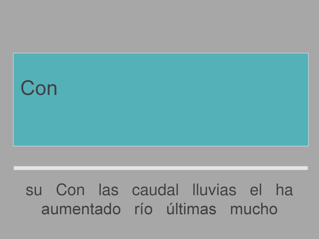 Con las últimas lluvias el río ha aumentado mucho su caudal