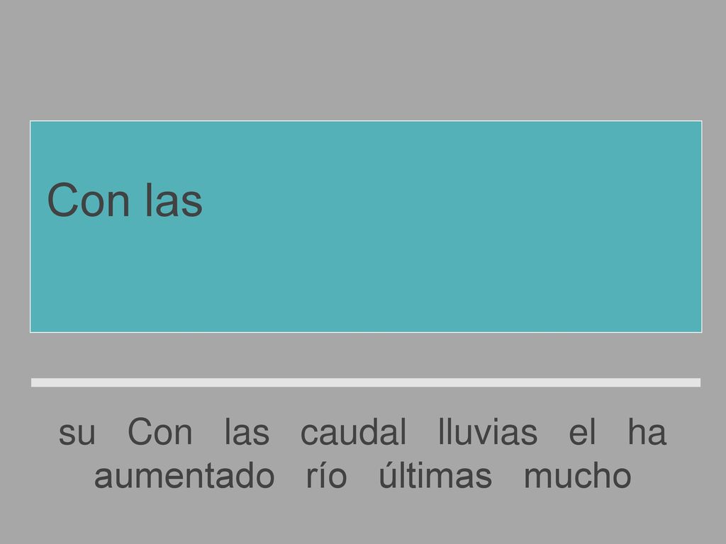 Con las últimas lluvias el río ha aumentado mucho su caudal