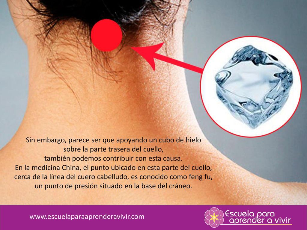 Sin embargo, parece ser que apoyando un cubo de hielo