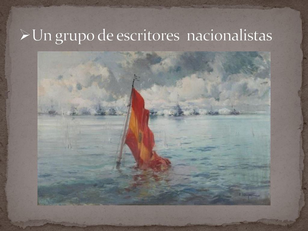 Un grupo de escritores nacionalistas