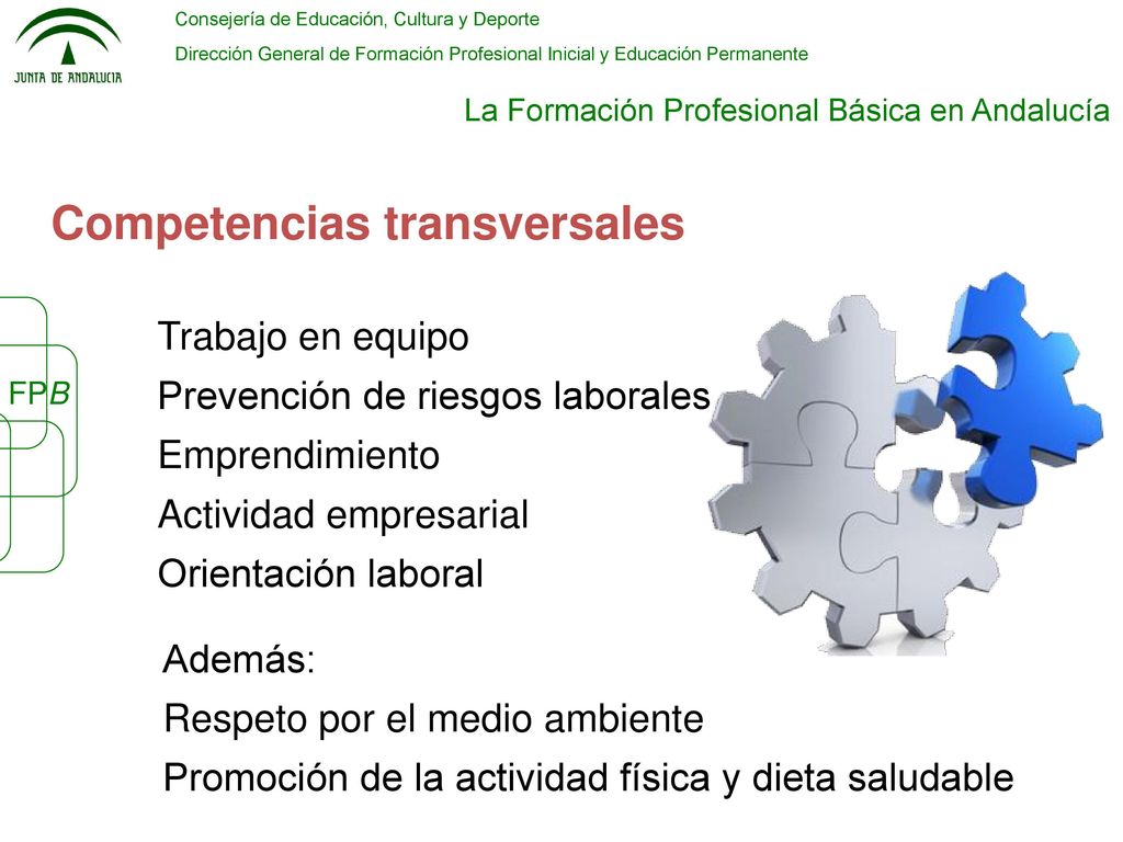 La Formación Profesional Básica en Andalucía - ppt descargar