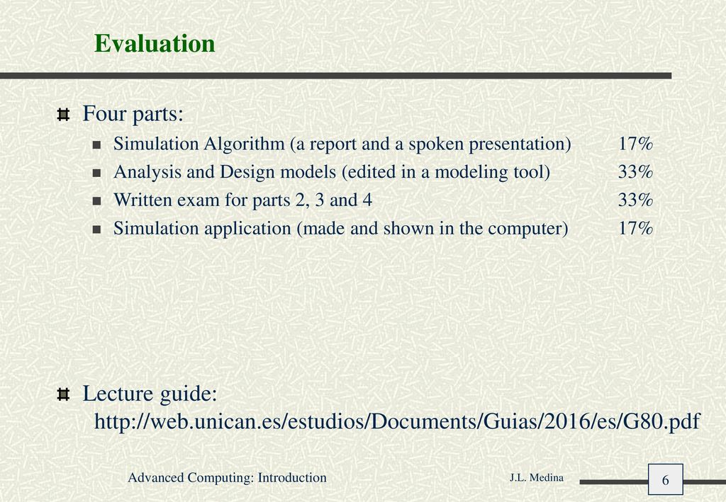 Additional Resources A web page with lecture notes and other material: