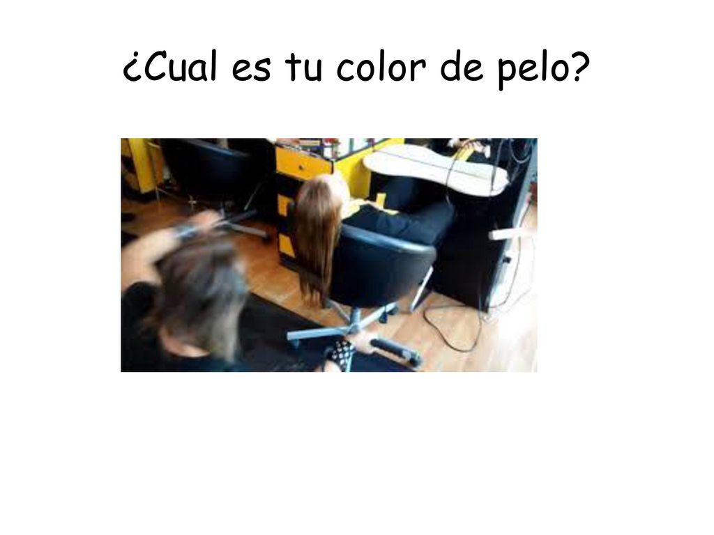 ¿Cual es tu color de pelo