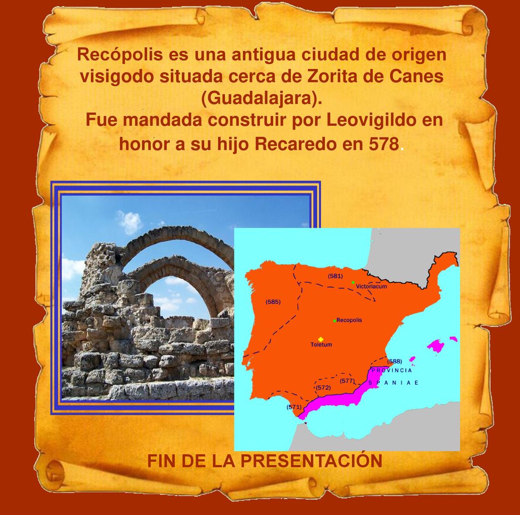 Recópolis es una antigua ciudad de origen visigodo situada cerca de Zorita de Canes (Guadalajara).