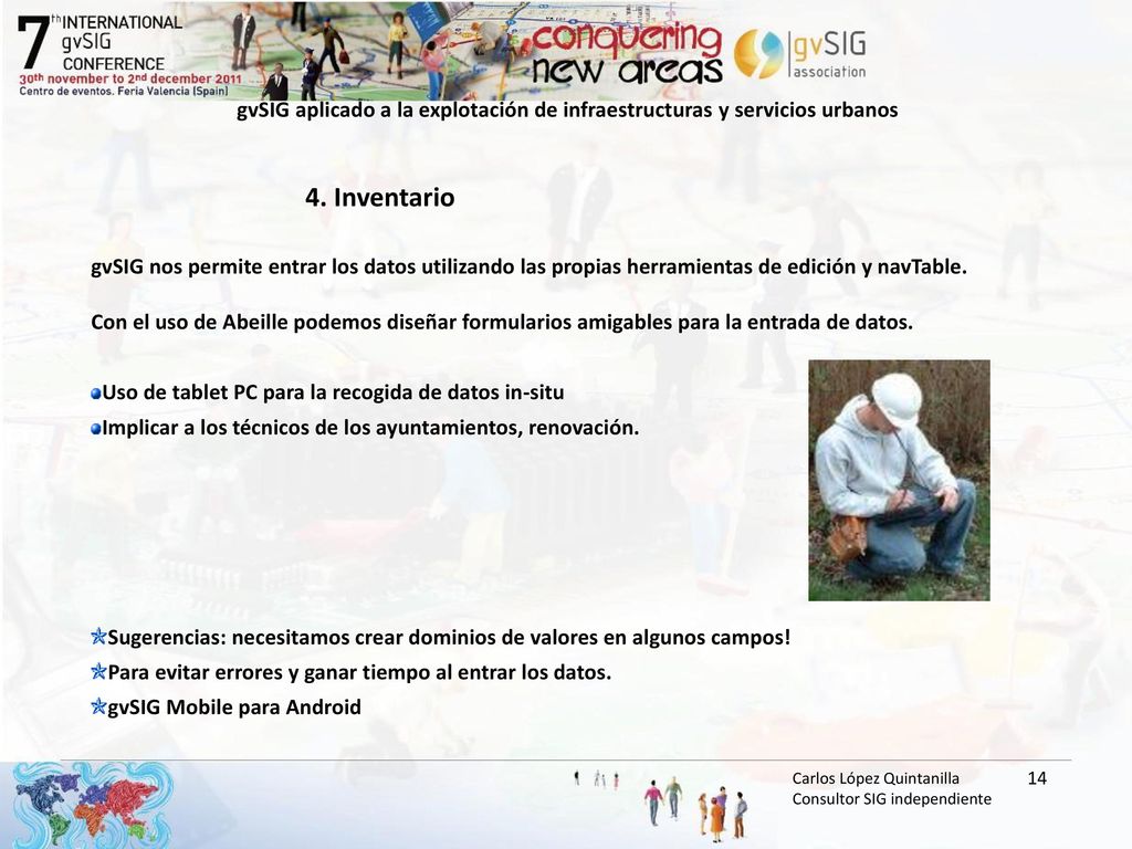 gvSIG aplicado a la explotación de infraestructuras y servicios urbanos