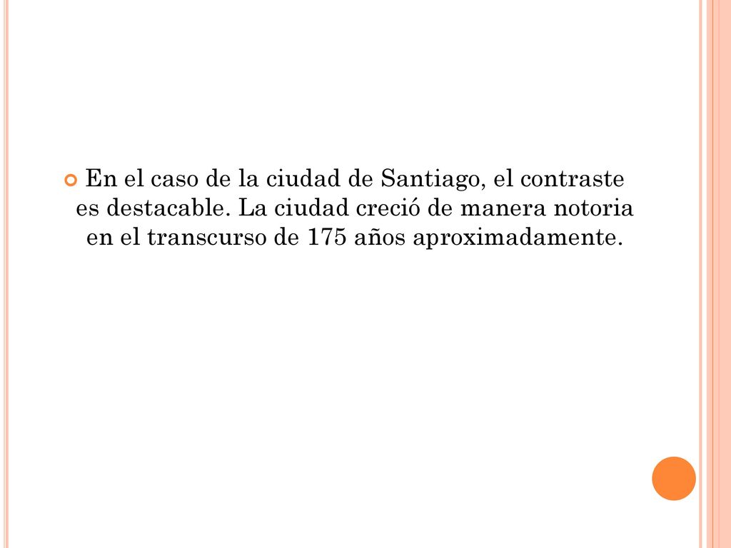 En el caso de la ciudad de Santiago, el contraste es destacable