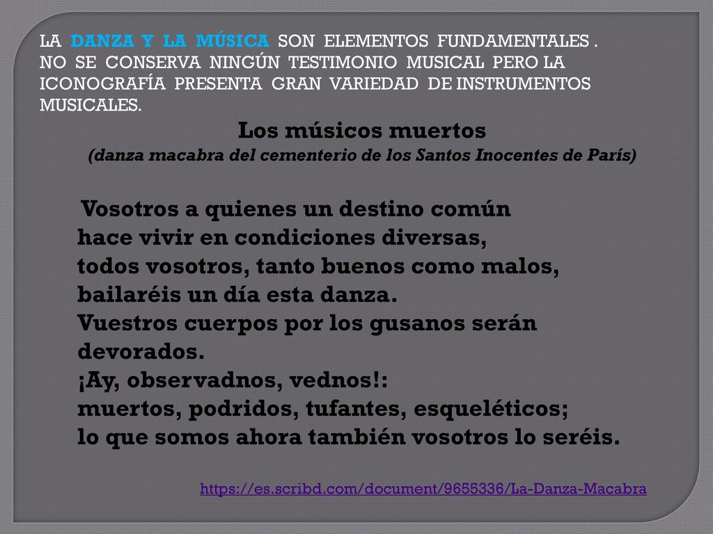 (danza macabra del cementerio de los Santos Inocentes de París)