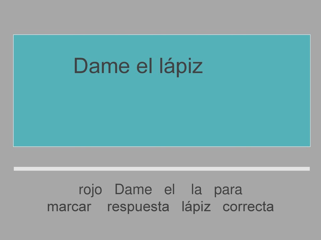 marcar respuesta lápiz correcta