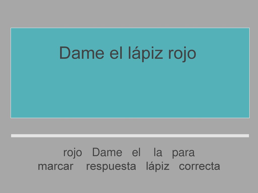 marcar respuesta lápiz correcta