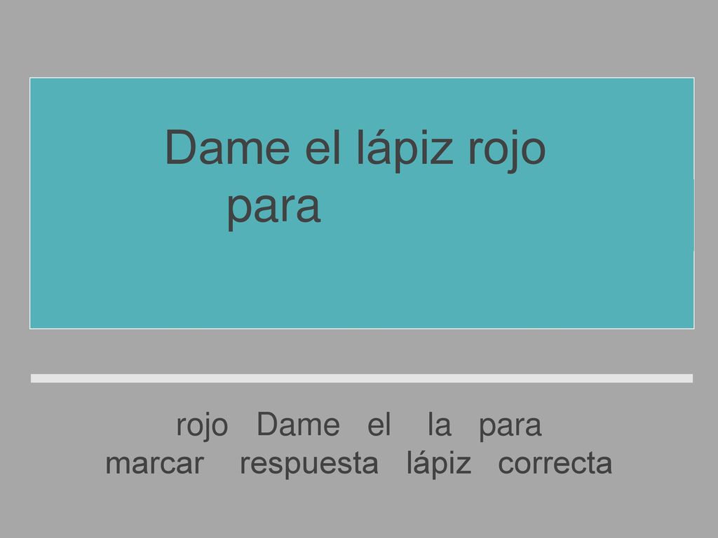 marcar respuesta lápiz correcta