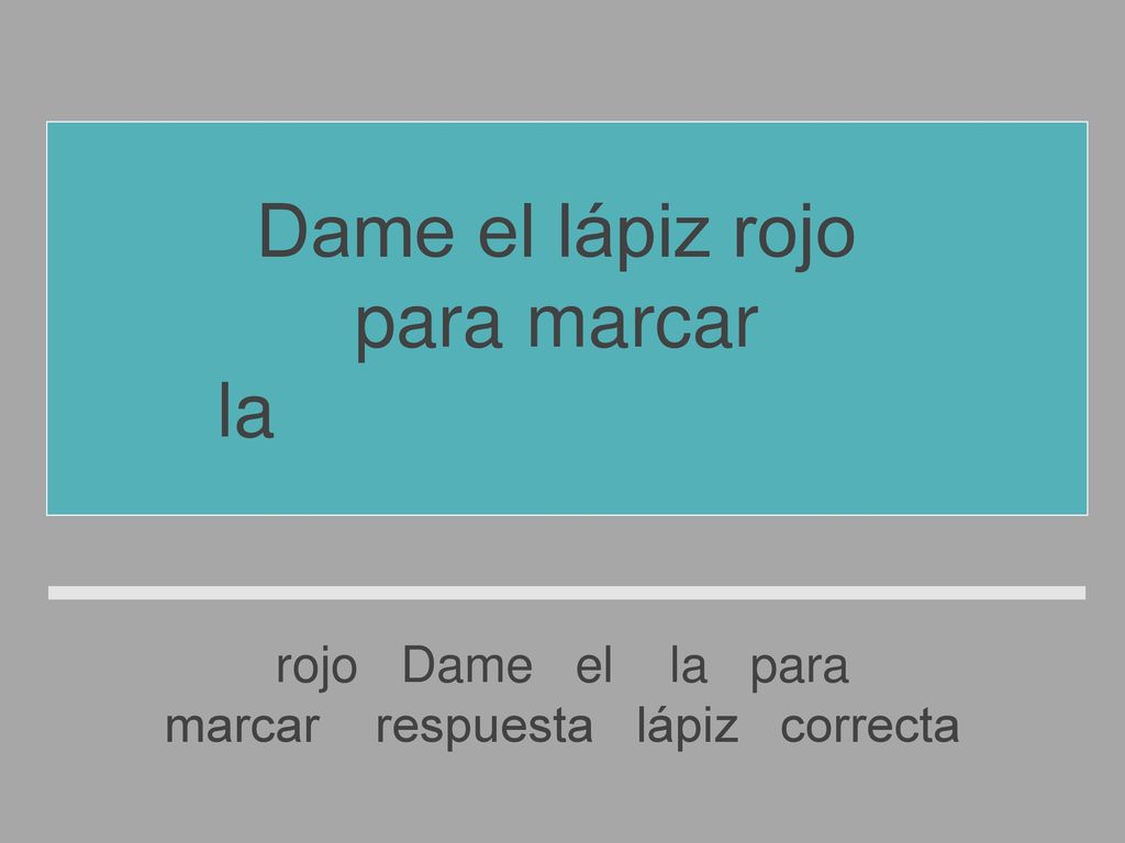 marcar respuesta lápiz correcta