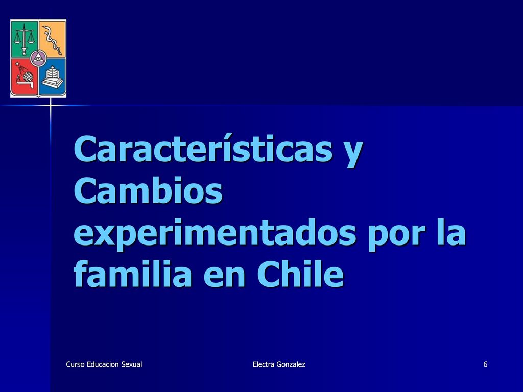 Características y Cambios experimentados por la familia en Chile