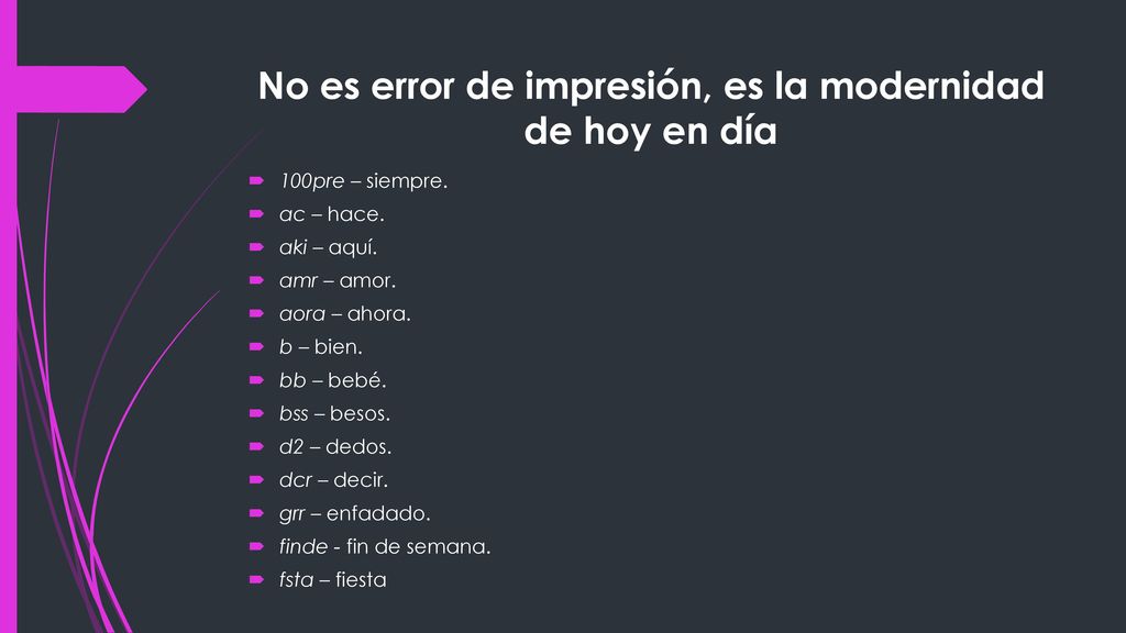 No es error de impresión, es la modernidad de hoy en día
