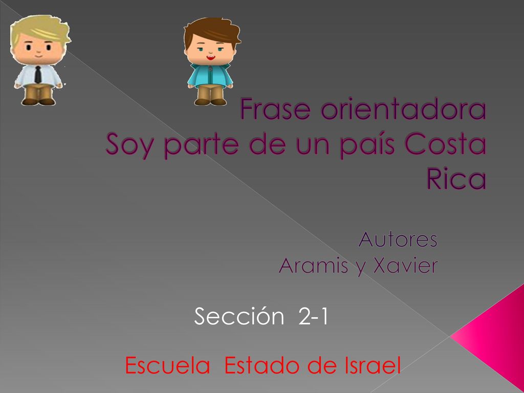 Frase orientadora Soy parte de un país Costa Rica