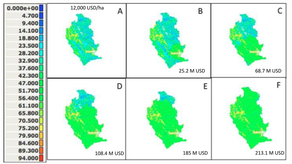 12,000 USD/ha 25.2 M USD 68.7 M USD M USD 185 M USD M USD