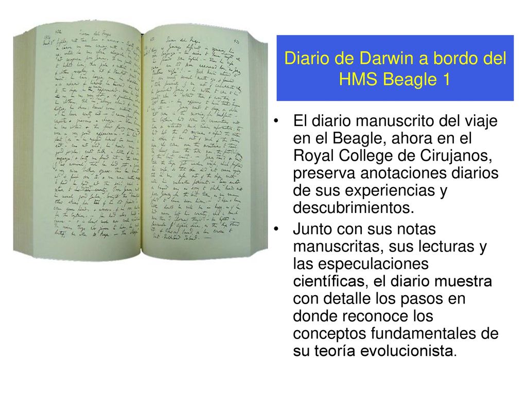 Diario de Darwin a bordo del HMS Beagle 1