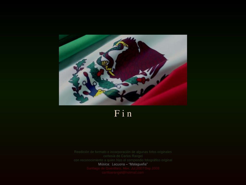 F i n Reedición de formato e incorporación de algunas fotos originales