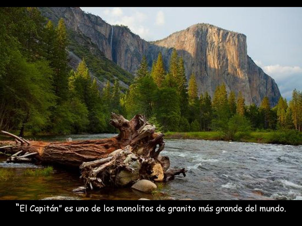 El Capitán es uno de los monolitos de granito más grande del mundo.