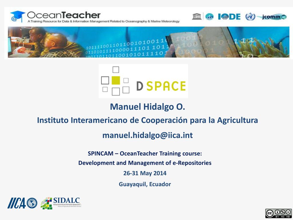Manuel Hidalgo O. Instituto Interamericano de Cooperación para la Agricultura