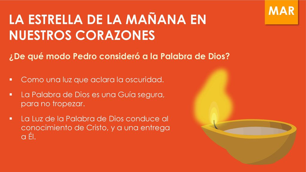 LA ESTRELLA DE LA MAÑANA EN NUESTROS CORAZONES