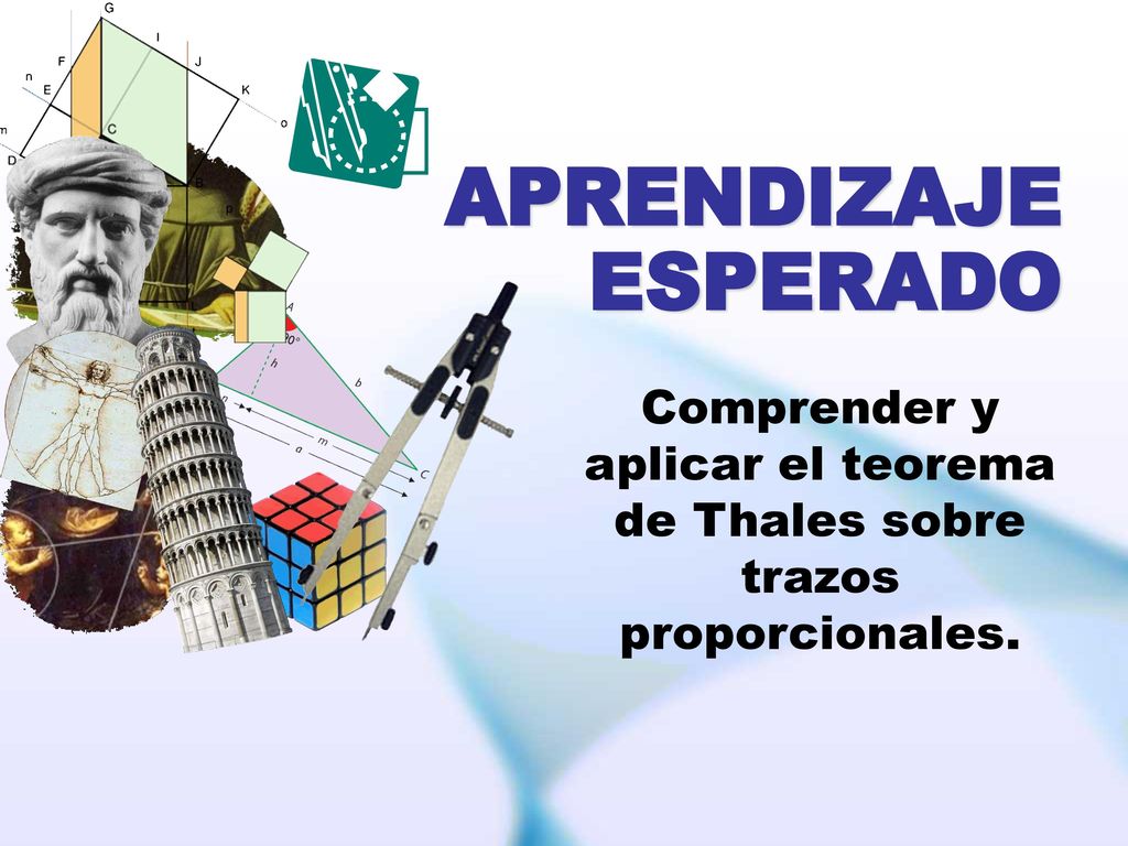 Comprender y aplicar el teorema de Thales sobre trazos