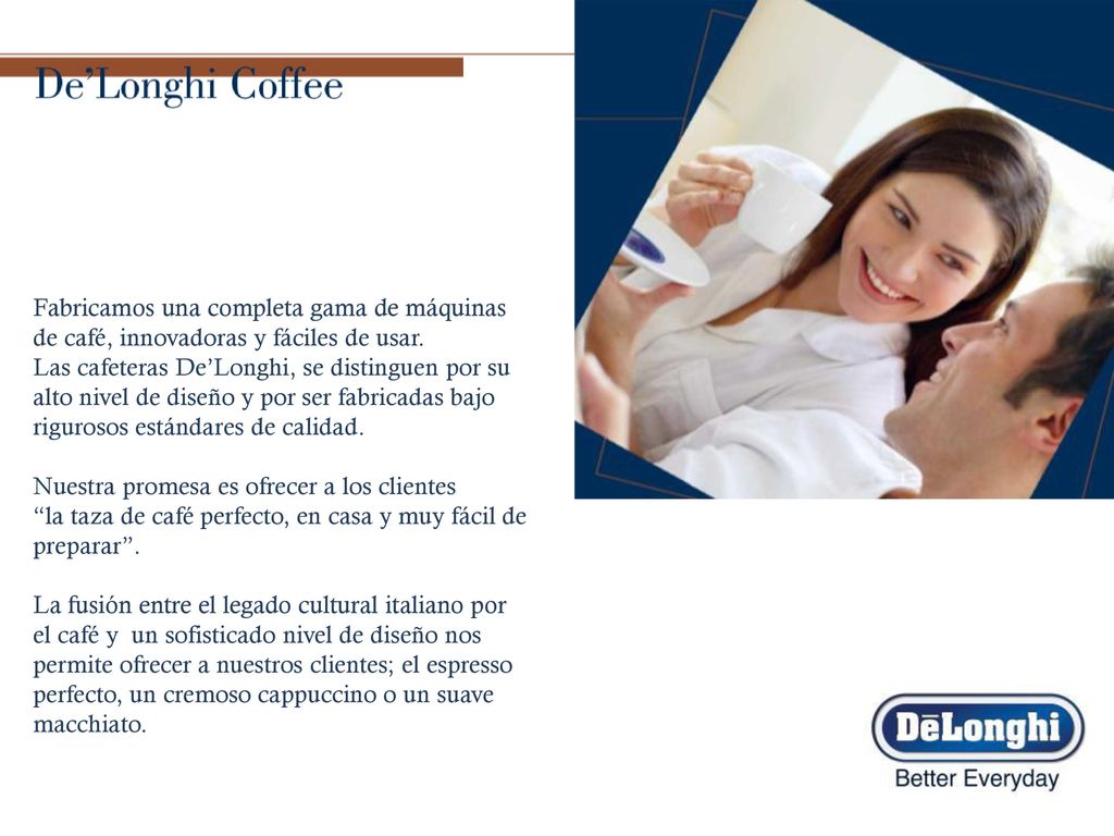 Fabricamos una completa gama de máquinas de café, innovadoras y fáciles de usar.