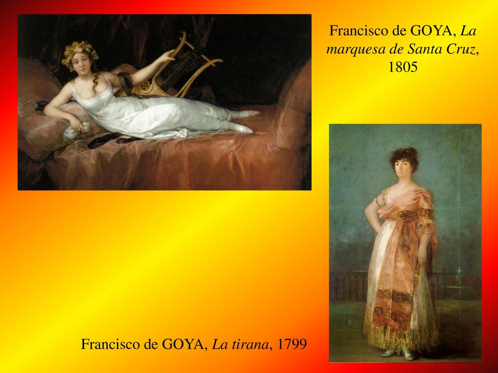 Francisco de GOYA, La marquesa de Santa Cruz, 1805