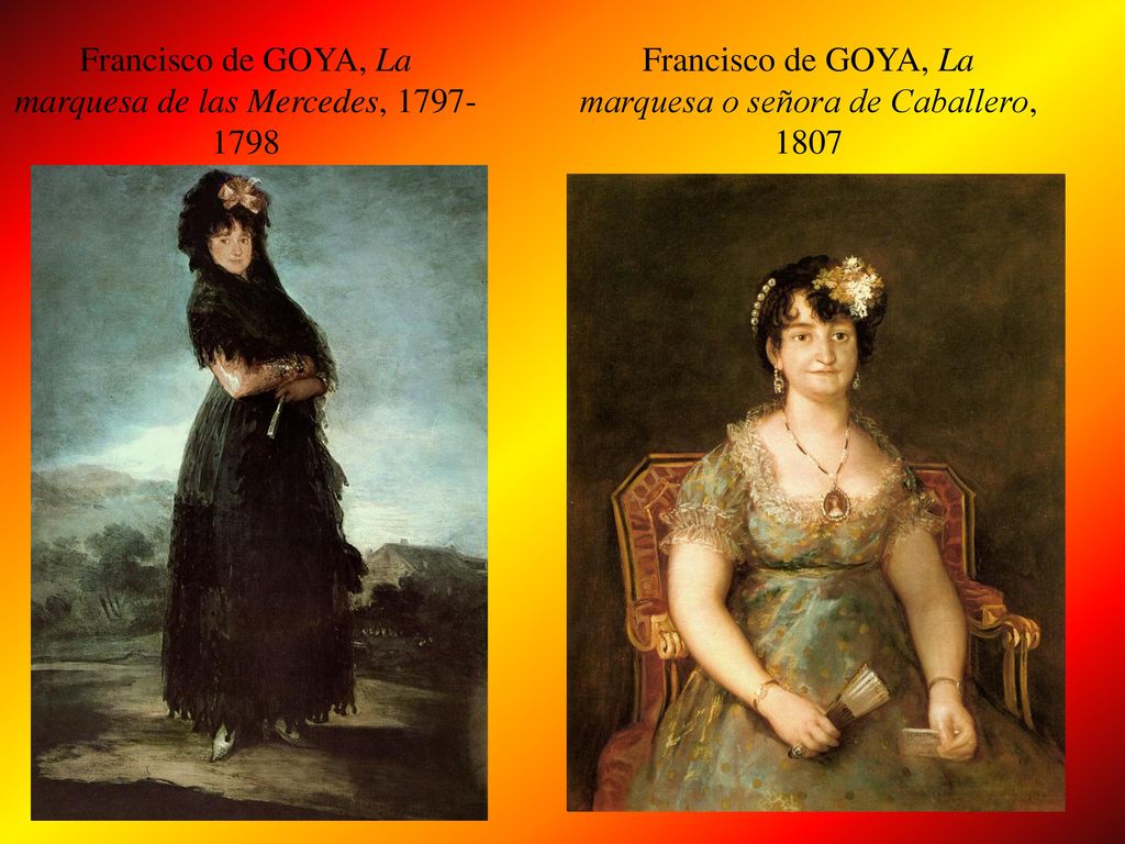 Francisco de GOYA, La marquesa de las Mercedes,