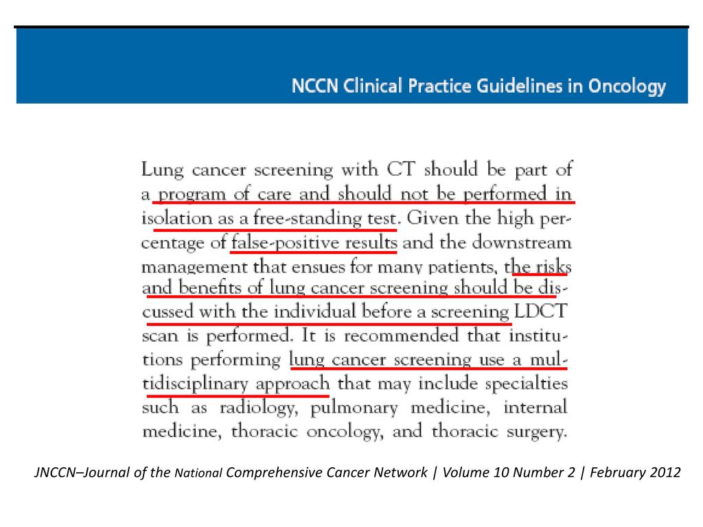 JNCCN–Journal of the National Comprehensive Cancer Network | Volume 10 Number 2 | February 2012