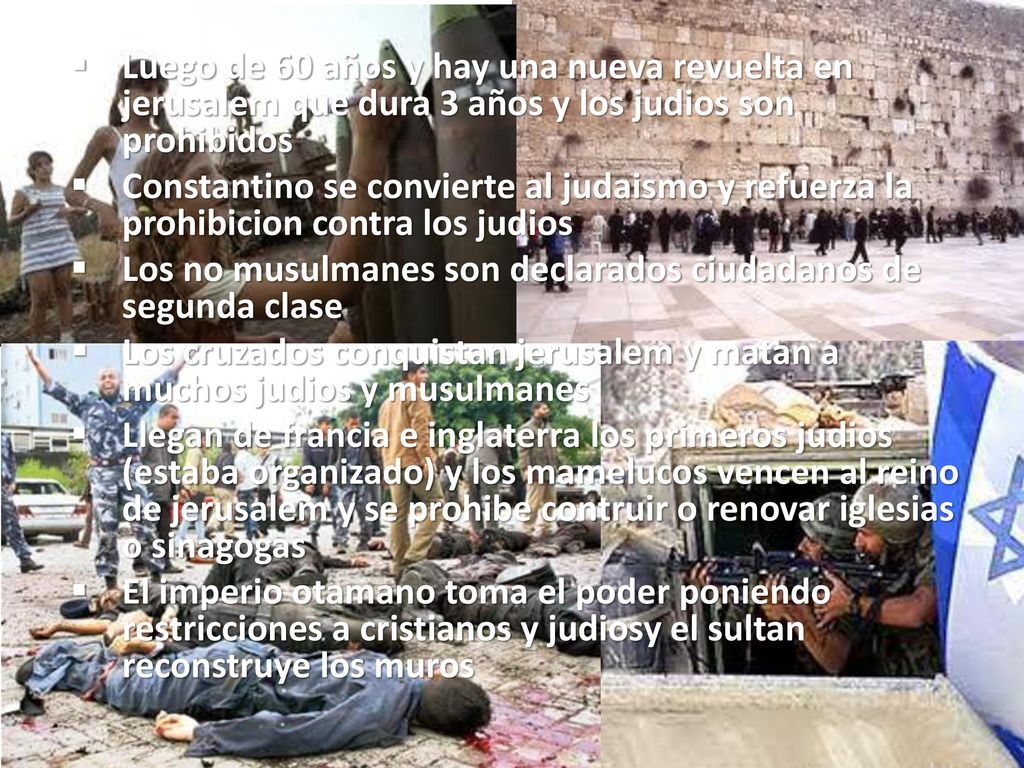 Luego de 60 años y hay una nueva revuelta en jerusalem que dura 3 años y los judios son prohibidos