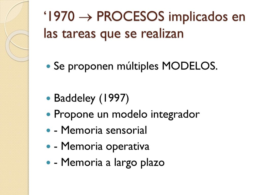 ‘1970  PROCESOS implicados en las tareas que se realizan