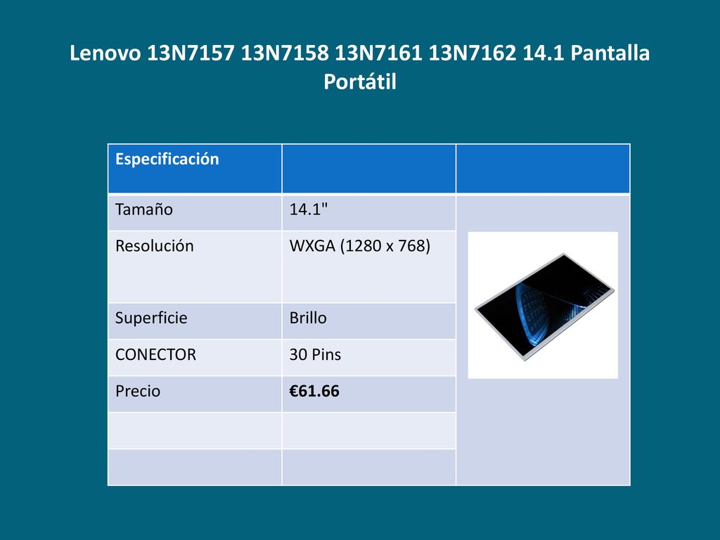 Lenovo 13N N N N Pantalla Portátil