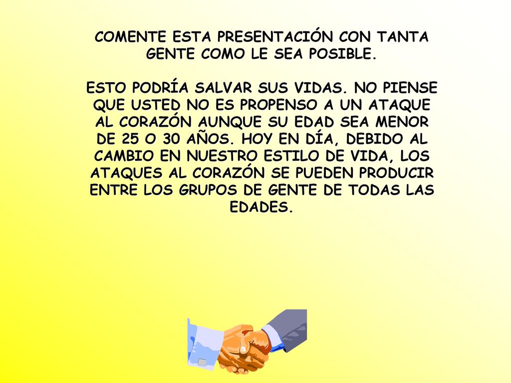 COMENTE ESTA PRESENTACIÓN CON TANTA GENTE COMO LE SEA POSIBLE.