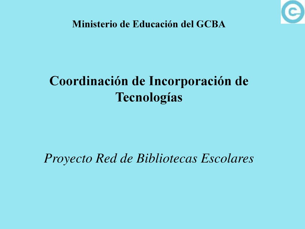 Coordinación de Incorporación de Tecnologías